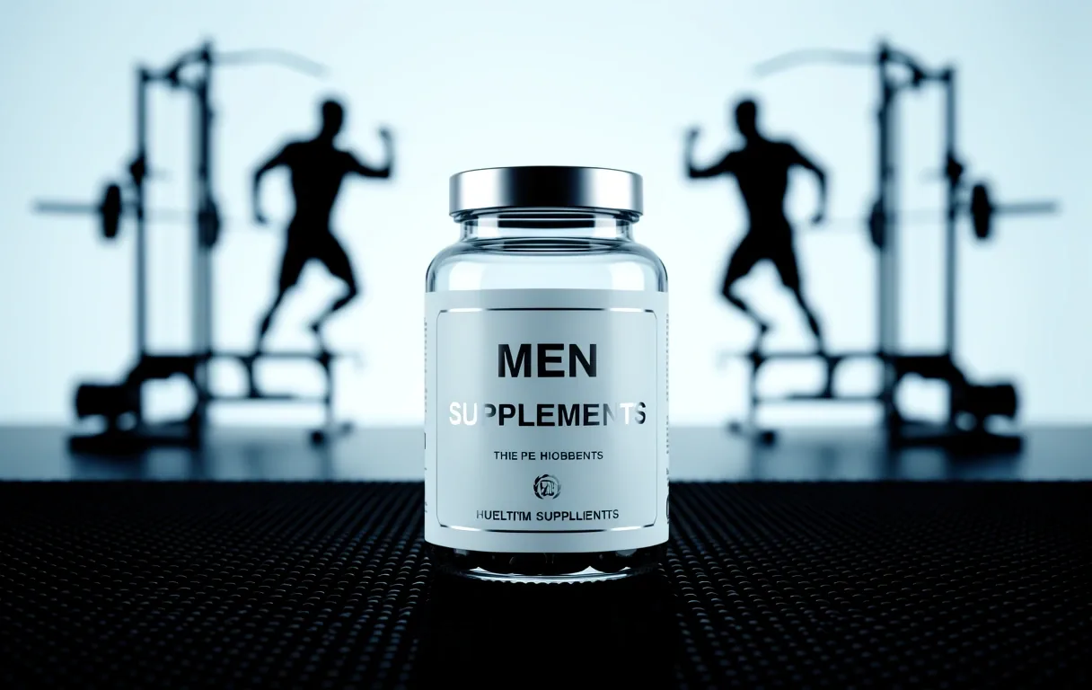 Men's Multivitamin Concept